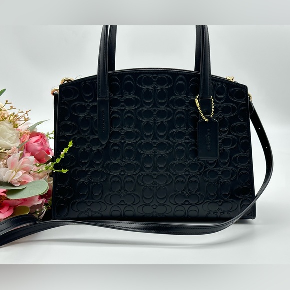 Coach Signature Leather Carryall Bag - Picture 4 of 15